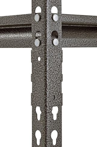 رف العضلات UR361872PB5PAZ-SV رف تخزين فولاذي باللون الفضي، 5 أرفف قابلة للتعديل، سعة 4000 رطل، ارتفاع 72 بوصة × عرض 36 بوصة × عمق 18 بوصة in Kuwait