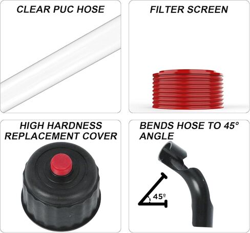 خرطوم إبريق الوقود مع غطاء وقود السباق لإبريق الوقود Vp Racing، وأباريق Jegs، وأباريق LC2، وأباريق الوقود Scribner، وتصميم مرشح مطور in Kuwait