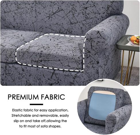 FORCHEER Loveseat Covers for 2 Cushion Couch Covers 3 Piece Stretch Sofa Cover for 2 Cushion Couch Covers Bohemia Style Printed Loveseat Slipcover Washable Furniture Protector (Loveseat, Styles 1) in Saudi Arabia