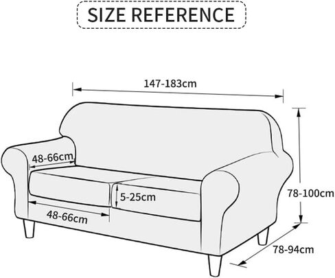 FORCHEER Loveseat Covers for 2 Cushion Couch Covers 3 Piece Stretch Sofa Cover for 2 Cushion Couch Covers Bohemia Style Printed Loveseat Slipcover Washable Furniture Protector (Loveseat, Styles 1) in Saudi Arabia