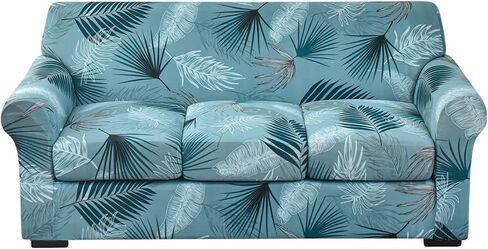 FORCHEER Loveseat Covers for 2 Cushion Couch Covers 3 Piece Stretch Sofa Cover for 2 Cushion Couch Covers Bohemia Style Printed Loveseat Slipcover Washable Furniture Protector (Loveseat, Styles 1) in Saudi Arabia
