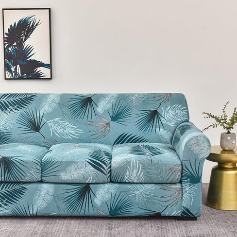 FORCHEER Loveseat Covers for 2 Cushion Couch Covers 3 Piece Stretch Sofa Cover for 2 Cushion Couch Covers Bohemia Style Printed Loveseat Slipcover Washable Furniture Protector (Loveseat, Styles 1) in Saudi Arabia