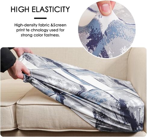 FORCHEER Loveseat Covers for 2 Cushion Couch Covers 3 Piece Stretch Sofa Cover for 2 Cushion Couch Covers Bohemia Style Printed Loveseat Slipcover Washable Furniture Protector (Loveseat, Styles 1) in Saudi Arabia