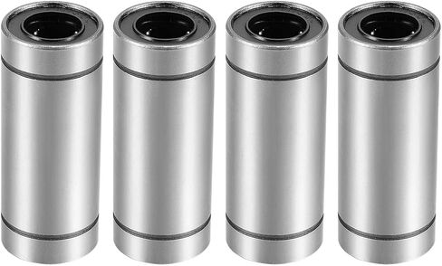 Linear Ball Bearings, LM12LUU 12mm Bore Longer Linear Motion Bushing Double Side Rubber Sealed Rod Liner Shaft Parts for CNC Machine 3D Printer 4 Pack in Saudi Arabia