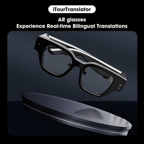 نظارات iTourTranslator AR الذكية، عزيزي المترجم، مترجم اللغة، ترجمات ثنائية اللغة، شاشة OLED، شاشة بلوتوث، شاشة ملقن، دردشة GPT AI Voice TV، يوتيوب، أفلام، GPS صور فيديو السفر، الفصل الدراسي، in Kuwait