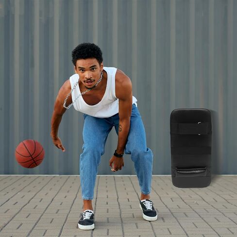 Sports Blocking Pad, Black Basketball Training Blocker Pad, Inflatable Boxing Strike Pads Basketball Training Equipment Great for Martial Arts or Sports Training 15.7" in Saudi Arabia