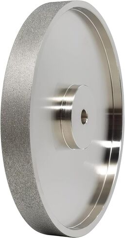 CBN Grinding Wheel, Dia 8" x 1" Wide with 1/2" Arbor, Diamond Grinding Wheel for Sharpening High Speed Steel, Grit #600 in Saudi Arabia
