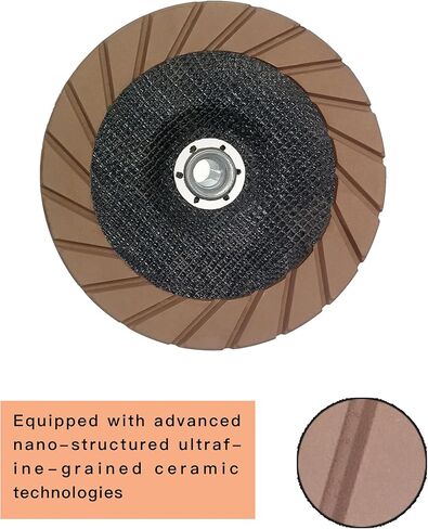 عجلة كأس طحن خرسانية 7 بوصة عجلة كأس ألماس سيراميك لطحن الأرضية، تناسب مطحنة زاوية أربور 5/8 بوصة - 11 (30#) in Kuwait