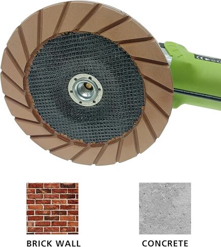 عجلة كأس طحن خرسانية 7 بوصة عجلة كأس ألماس سيراميك لطحن الأرضية، تناسب مطحنة زاوية أربور 5/8 بوصة - 11 (30#) in Kuwait