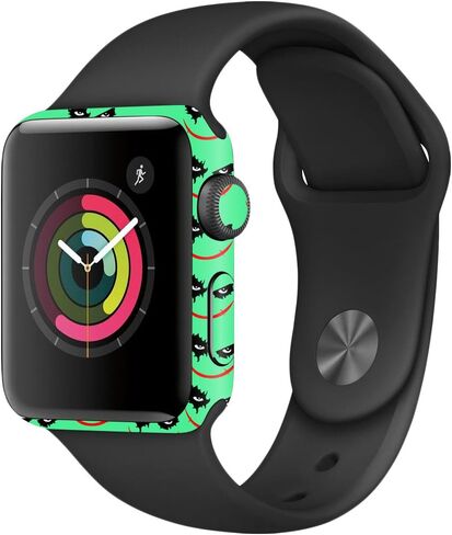 غلاف MightySkins متوافق مع Apple Watch Series 2 38mm - Cool Corgi | غطاء ملتف واقٍ ومتين وفريد ​​من نوعه من الفينيل | سهل التطبيق والإزالة وتغيير الأنماط | صنع في الولايات المتحدة الأمريكية in Saudi Arabia