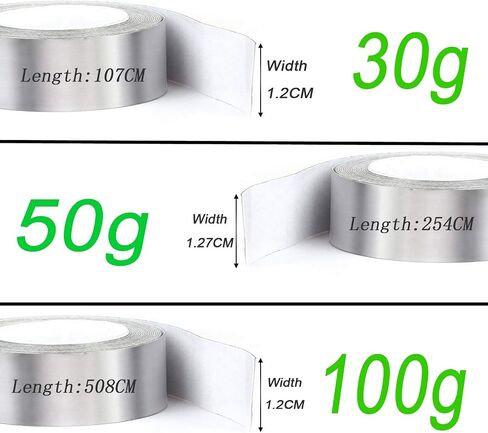 شريط FINGER TEN للجولف عالي الكثافة 0.5 جرام لكل بوصة 30 جرام 50 جرام 100 جرام إضافة سمك الوزن يناسب جميع مكاوي الخشب ونوادي إسفين رأس لتدريب لاعبي الجولف وصيد الأسماك (30 جرام/لفة (0.47 بوصة × 41 بوصة)) in Saudi Arabia