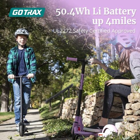 سكوتر كهربائي من سلسلة Gotrax GKS للأطفال، عجلات صلبة مقاس 6 بوصات، بحد أقصى 4/10 أميال وقوة سرعة 7.5/9.4 ميل في الساعة بواسطة محرك 150 واط، شهادة السلامة UL2272، سكوتر كهربائي خفيف الوزن للأولاد والبنات الذين تتراوح أعمارهم بين 6-12 عامًا in Saudi Arabia