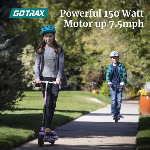 سكوتر كهربائي من سلسلة Gotrax GKS للأطفال، عجلات صلبة مقاس 6 بوصات، بحد أقصى 4/10 أميال وقوة سرعة 7.5/9.4 ميل في الساعة بواسطة محرك 150 واط، شهادة السلامة UL2272، سكوتر كهربائي خفيف الوزن للأولاد والبنات الذين تتراوح أعمارهم بين 6-12 عامًا in Saudi Arabia