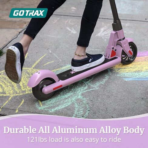 سكوتر كهربائي من سلسلة Gotrax GKS للأطفال، عجلات صلبة مقاس 6 بوصات، بحد أقصى 4/10 أميال وقوة سرعة 7.5/9.4 ميل في الساعة بواسطة محرك 150 واط، شهادة السلامة UL2272، سكوتر كهربائي خفيف الوزن للأولاد والبنات الذين تتراوح أعمارهم بين 6-12 عامًا in Saudi Arabia