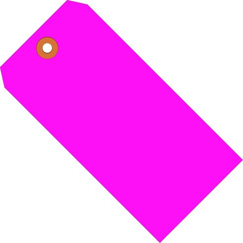 Tape Logic TLG12041E Shipping Tags, 13 Point, 4 1/4" x 2 1/8", Fluorescent Pink (Pack of 1000) in Saudi Arabia