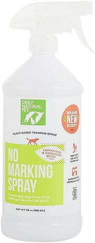 Only Natural Pet No Marking Deterrent Spray for Dogs Urine Stain & Odor Eliminator and Potty Training Spray - 32 Fl Oz in Kuwait