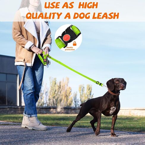 Dog Seat Belt for Car 2 Packs,Retractable Dog Car Harness Adjustable Dog Seatbelt for Vehicle Car Headrest | Seatbelt Buckle | Dog Leash in Saudi Arabia