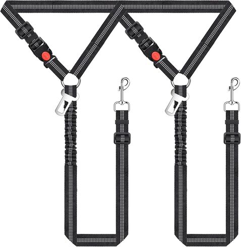 حزام للكلاب (أسود غامق) in Kuwait