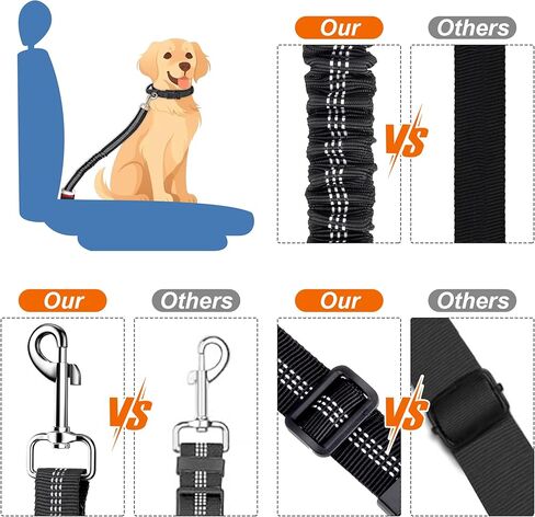 حزام للكلاب (أسود غامق) in Kuwait