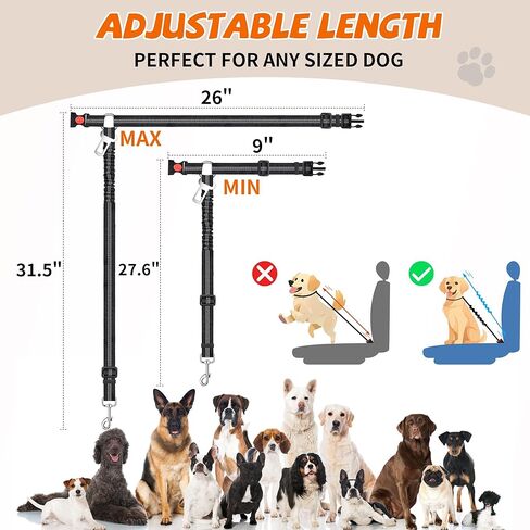 حزام للكلاب (أسود غامق) in Kuwait