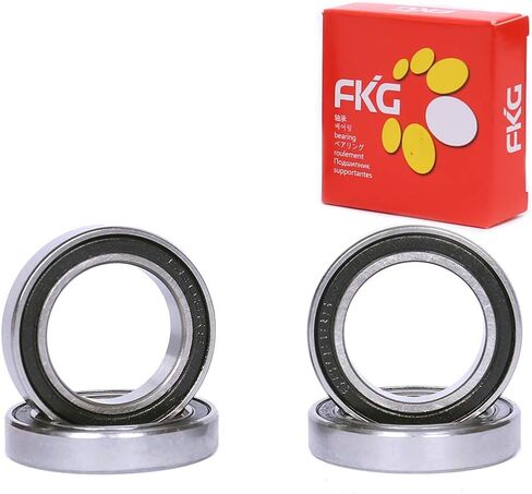 FKG 6803-2RS 17x26x5mm محمل كرة أخدود عميقة محامل سدادة مطاطية مزدوجة مشحمة مسبقًا 4 قطع in Saudi Arabia