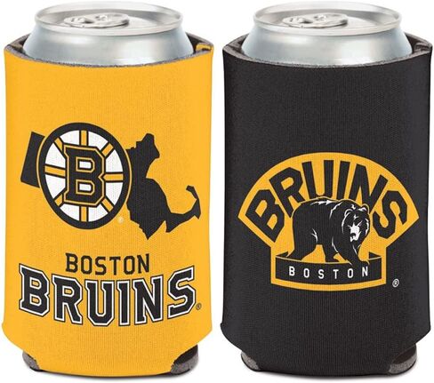 علبة تبريد NHL Boston Bruins State Design، عبوة واحدة، 12 أونصة. (تصميم قابل للطي على الوجهين) in Kuwait