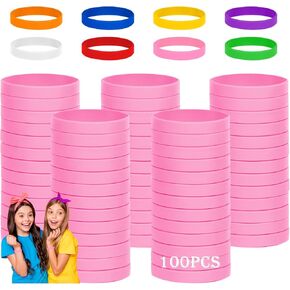 120PCS Silicone Rubber Bracelet Bracelets Wristbands Wrist Bands for Kids Youth Teens Boys Gilrs, Children's Bulk Bracelets Event Bands, 6.3'' Bracelets Bulk for 3~7 Aged Back to School Mixed in Saudi Arabia