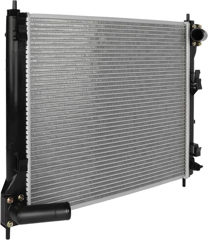 OCPTY 13264 Engine Coolant Radiator Compatible with 2011-2016 for Nissan Juke 1.6L,2017-2019 for Nissan Sentra 1.6L,Replace# 13264,CU13264, 214101KC5A Aluminum Core Radiator Assembly in Saudi Arabia