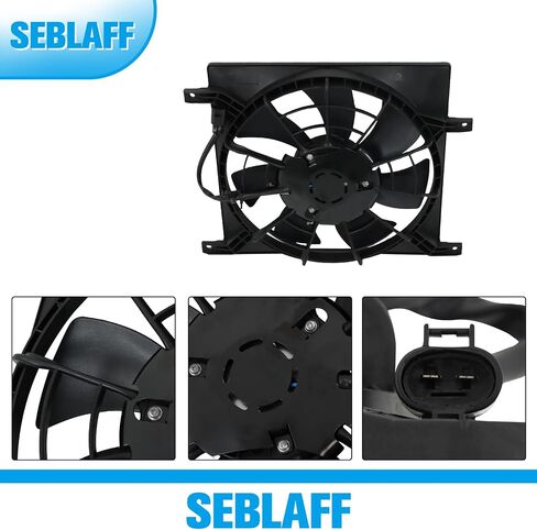 Engine Radiator Condenser Cooling Fan Assembly Replacement for 2007-2013 SX4 SZ3113109 95360-79J02 95360-79J20 621-371 674-50292 9536079J02 9536079J20 621371 in Saudi Arabia