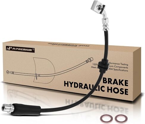 A-Premium Front Passenger Brake Hydraulic Hose Compatible with Cadillac Models - XTS 2013-2019, With Heavy Duty Brakes in Saudi Arabia