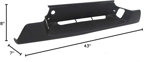BUMPERS THAT DELIVER - Textured, Black Rear Bumper Step Pad 3-PC Kit Compatible with 2004-2012 Chevy Colorado GMC Canyon 04-12, GM1191131 GM1197102 GM1196102 in Saudi Arabia