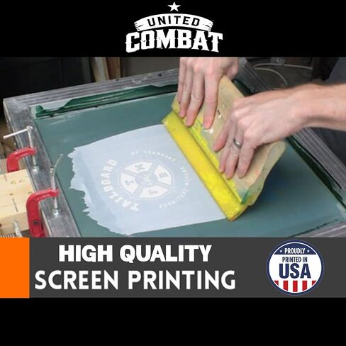 United Combat - تي شيرت وطني من الأمام والخلف - تي شيرت مطبوع عليه علم الولايات المتحدة الأمريكية بالأسى in Saudi Arabia