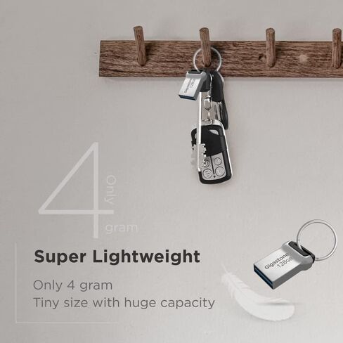 GIGASTONE Z70 128 GB USB 3.2 Gen1, Reliable for PC and Mac, Waterproof Metal, Mini and Robust, USB 2.0/3.0 Compatible in Kuwait