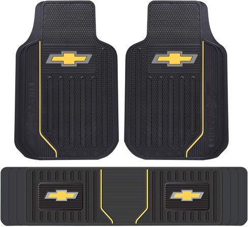 Plasticolor Chevy Elite Front Rear Runner Heavy Duty Rubber Floor Mats Set Universal for Chevy in Saudi Arabia