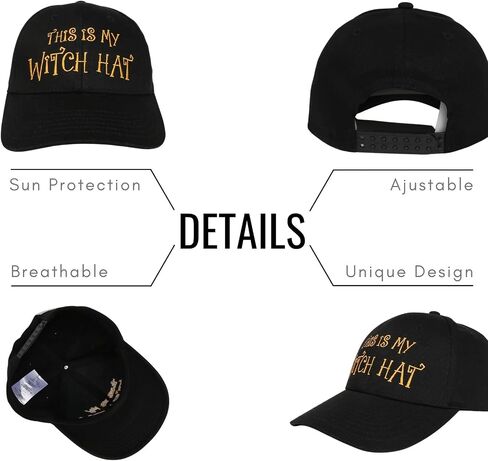 InnoBeta Witchy Gifts for Women Witchy Hat Cap, Funny Adjustable Embroidered Trucker Hat, Funny Gifts for Halloween, Birthday, Christmas in Saudi Arabia