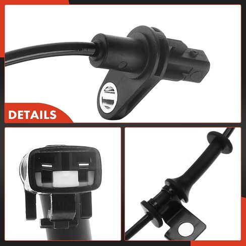 A-Premium Front Right ABS Wheel Speed Sensor Compatible with Hyundai Elantra 2011 - Front Passenger Side, Replaces 59830-3X310, 598303X310 in Saudi Arabia