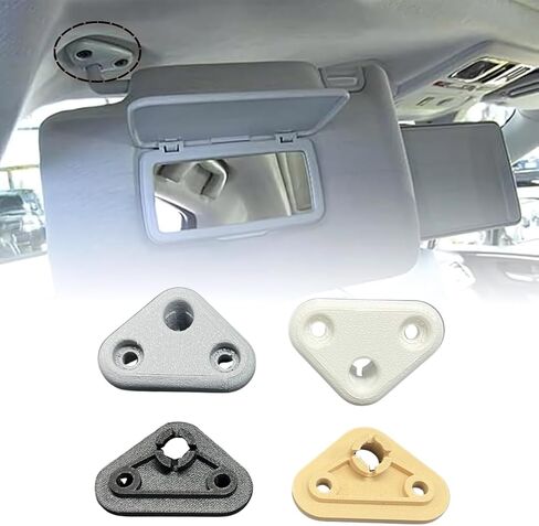 Sun Visor Mount Clip - Max Temp - Compatible with Subaru Forester Impreza Crosstrek Outback STI WRX | Visor Mount Clip Sun Visor Repair Bracket - USA Made (Black) in Saudi Arabia