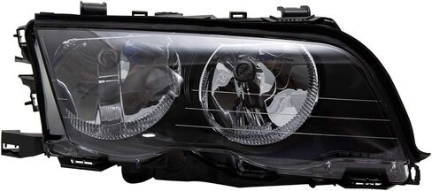 TRQ Passenger Side Headlight Assembly Halogen Compatible with 1999-2000 BMW 323i 2001 325i 328i 330i BM2503102 BM2503112 in Saudi Arabia