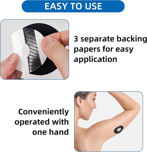 Adhesive Patches Pre-Cut for Dexcom G7, 40 Pack Waterproof Over Patches for Kids and Seniors 10 Days Long Stay CGM Tape in Saudi Arabia