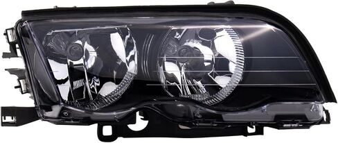 TRQ مجموعة مصابيح أمامية مجموعة المصابيح الأمامية متوافقة مع 1999-2000 BMW 323i 2001 325i 328i 330i BM2502102 BM2502112 BM2503102 BM2503112 in Saudi Arabia