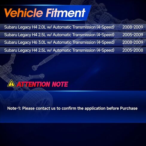 936-956 Rear Complete Drive Shaft Assembly [Automatic Transmission 4-Speed] Fit for Subaru 2005-2009 Legacy 2.5L| 2008-2009 Legacy 2.0L| 2008-2009 Legacy 3.0L, OE 27111AG01A, 27111AG05A in Saudi Arabia