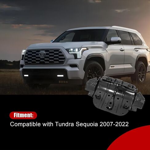 FZJDSD Black Front Engine Skid Plate Under Guard 514100C010 Compatible with Toyota Tundra Sequoia 5.7L V8 2007-2022 in Saudi Arabia