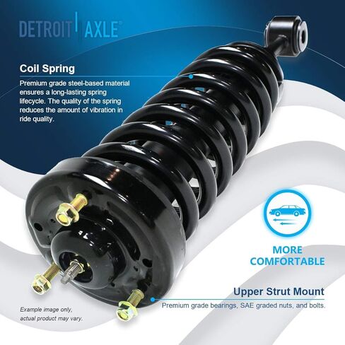 Detroit Axle - Front End 16pc Suspension Kit for 2005-2008 Ford F-150 Lincoln Mark LT, Upper Control Arms Lower Ball Joints Struts Tie Rods Sway Bars Rear Shock Absorbers Boots 2006 2007 Replacement in Saudi Arabia