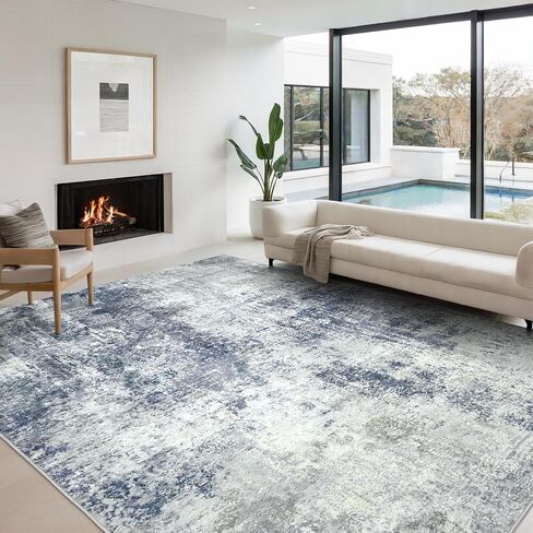 Door Mat Indoor Entrance 2x3 - Floral Rug Washable Small Area Rug Non-Slip Low Pile Rugs for Entryway, Kitchen, Bedroom, Entry, Bathroom - Green in Saudi Arabia