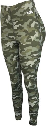 Victoria's Secret Pink Active Compression V Legging High Waist Color Green Camo Size Small New in Saudi Arabia