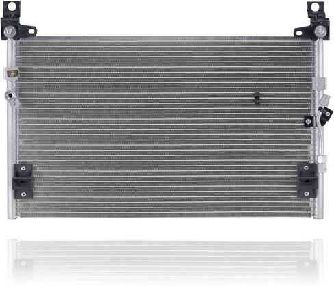 مكثف مكيف الهواء - شركة Pacific Best Inc. متوافق/بديل لـ 3062 01-04 Toyota Tacoma 2WD/4WD/PreRunner - بدون جهاز استقبال ومجفف، هيكل من الألومنيوم للتدفق المتوازي in Saudi Arabia