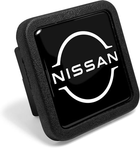 for Nissan Logo Black Rubber Heavy-Duty 2" Trailer Tow Hitch Receiver Cover for Class 3 and Class 4 in Saudi Arabia