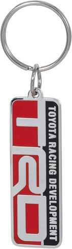 Plasticolor 004587R01 Toyota Racing Development TRD Red and Black Chrome Finished Enamel Key Chain in Saudi Arabia