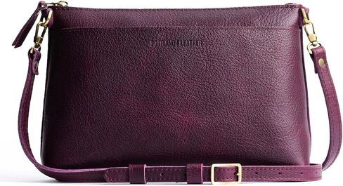Portland Leather Goods Poppy Purse – Leather Handbag w/Removable Crossbody Strap – Handmade from the Finest Full-Grain Hides in Kuwait