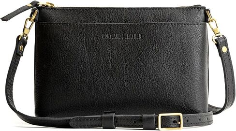 Portland Leather Goods Poppy Purse – Leather Handbag w/Removable Crossbody Strap – Handmade from the Finest Full-Grain Hides in Kuwait